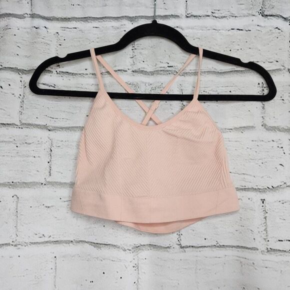 ThirdLove Kit Undergarments Pull On Bra Pink Peach Womens Large Unlined Bralette - Picture 1 of 8